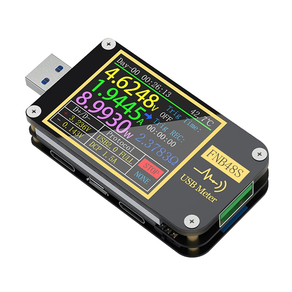 DollaTek FNB48 bluetooth PD Trigger Voltmeter Ammeter Current And Voltmeter USB Tester QC4 + PD3.0 2.0 PPS Fast Charging Protocol Capacity Test