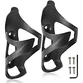 Gazeer 2 Pack Ultra-Light Full Carbon Fiber Water Bottle Cage, Bike Water Bottle Holder Brackets for Road &amp; Mountain Bike