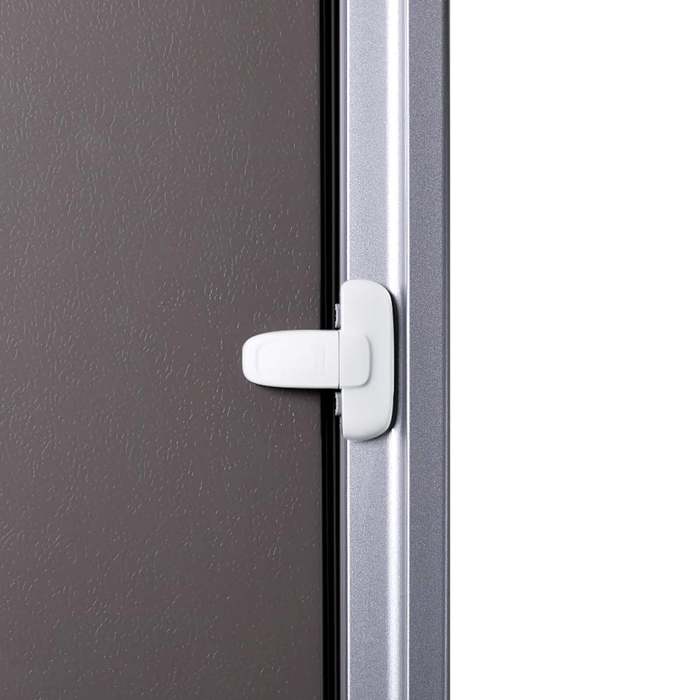 Eudemon Home Direct Cool Single Door Fridge Mini Refrigerator Out Door Freeze Door Childproof Lock Easy to Install and no Tools Need or Drill (White, 1 Pack)