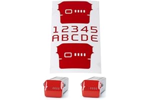 WRAPGRADE Skin Stickers Compatible with DJI Air 3 | Two Batteries (Super RED)