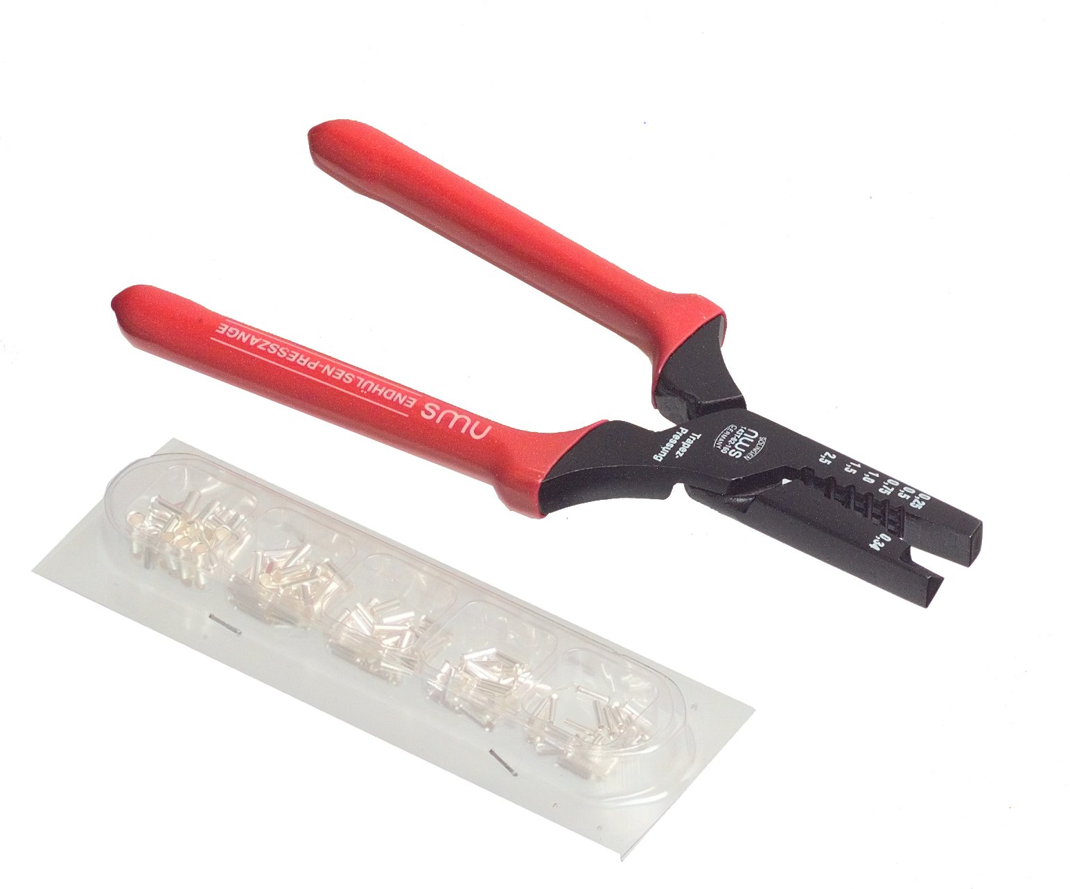 uniTEC 45622 Crimping Pliers for End Sleeves 0.25-2.5 mm²