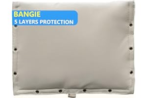 BANGIE Backflow Preventer Insulation Cover | 5 Layers of Protection Preventer Cover Insulated Pouch | Double Wall Cotton Winter Water Well Pump Covers Sprinkler Valve Cover Insulated (21"W x 16"H)