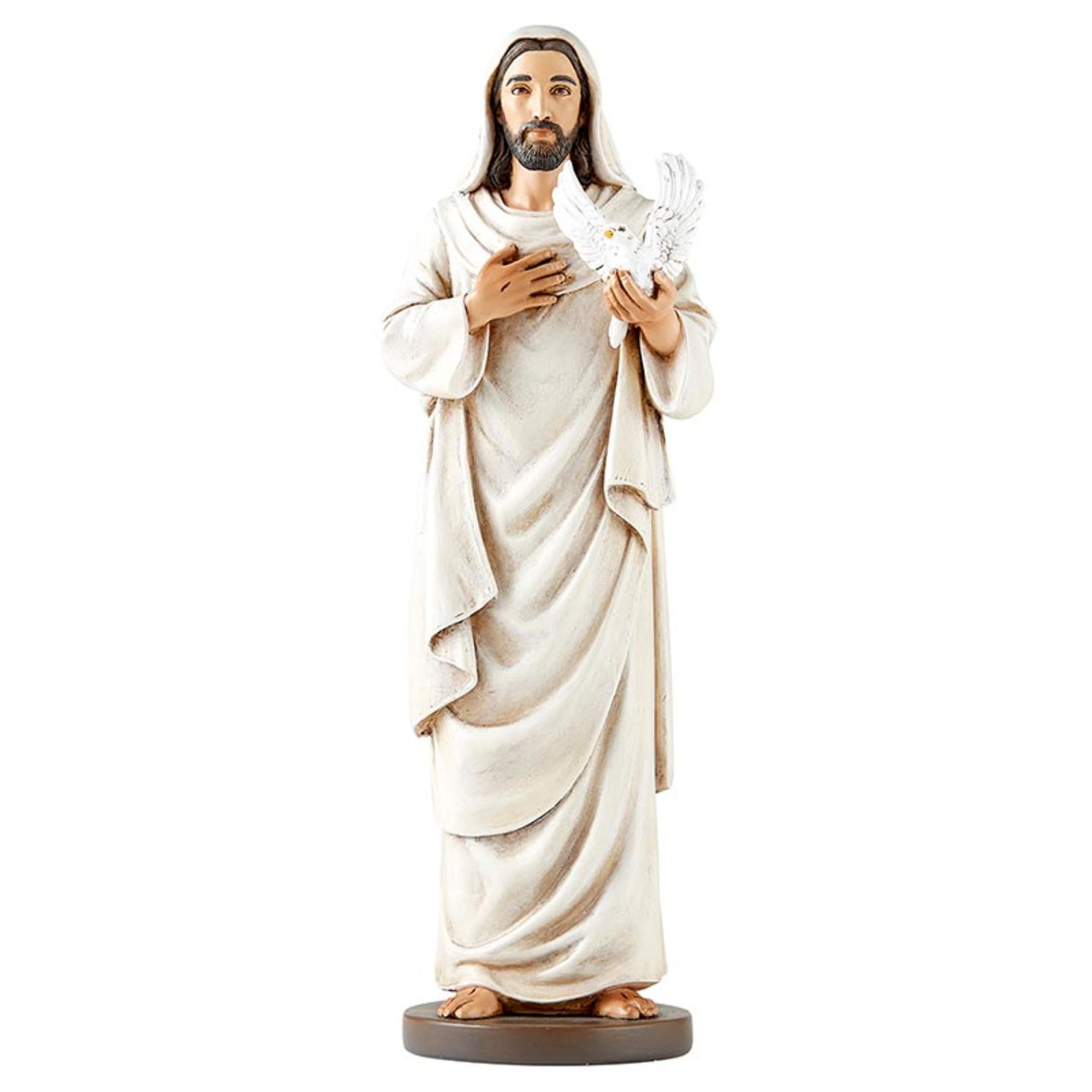 Avalon Gallery Catholic Saints Figurine - Toscana Collection Religious Statue, 8" H, Receive Holy Spirit Image