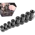 70500 Tap Socket Set Use with 1/4" & 3/8" Drive, Fit Fractional MCTI Standard Tap thru 1/2" & 1/8" NPT taps & Metric Tap thru 12mm Manufactured to MCTI Standard, 8-Piece