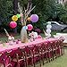Round Chinese Paper Lanterns with LED Lights -- Assorted Colors Sizes--Fiesta/Cinco de Mayo/Birthday/Wedding/Ceiling Party Supplies Favors Hanging Decoration
