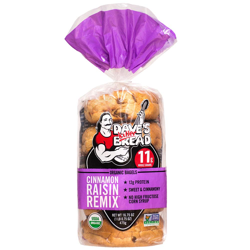 Dave's Killer Bread Organic Cinnamon Raisin Bagels 16.75 oz Bag