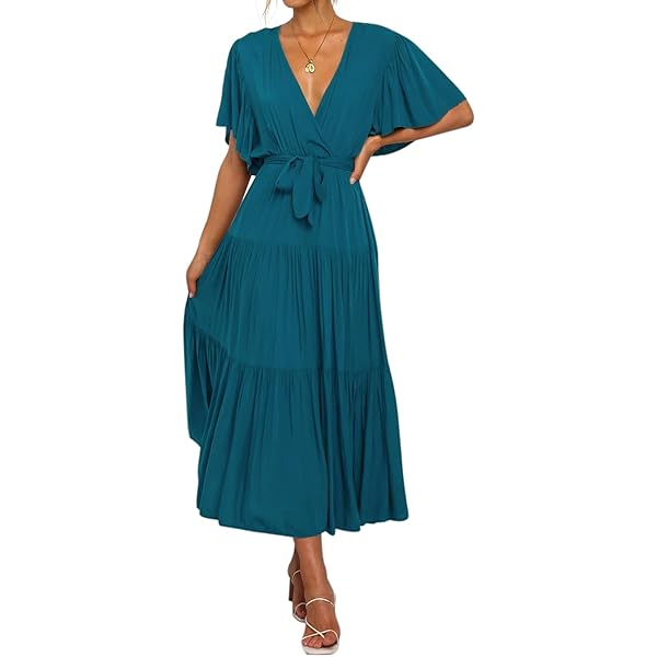 GLIGET Summer Dresses for Women 2024 Sleeveless Frill Trim Ruffle Hem Cami Long Dress (Color : Burgundy, Size : Small) at Amazon Women's Clothing store GLIGET Summer Dresses for Women 2024 Sleeveless Frill Trim Ruffle Hem Cami Long Dress (Color : Burgundy, Size : Small) at Amazon Women's Clothing store