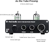 Fosi Audio BOX X3 Tube Phono Preamp MM Turntable Bluetooth 5.0 Mini Preamp view 3