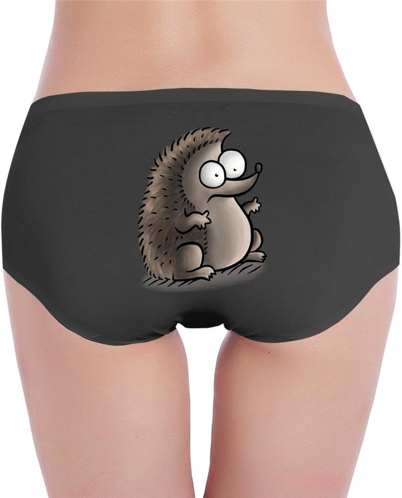 Women's Causal The Hedgehog Simon's Cat Low-Cut Cotton Briefs Underwear