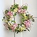 Collections Etc Spring Floral Hydrangea Door Wreath
