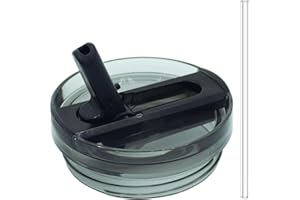 Dreamfocus 40 oz Leak Proof Flip Straw Lid Replacement for Stanley 40 oz Quencher H2.0 and ProTour Tumbler