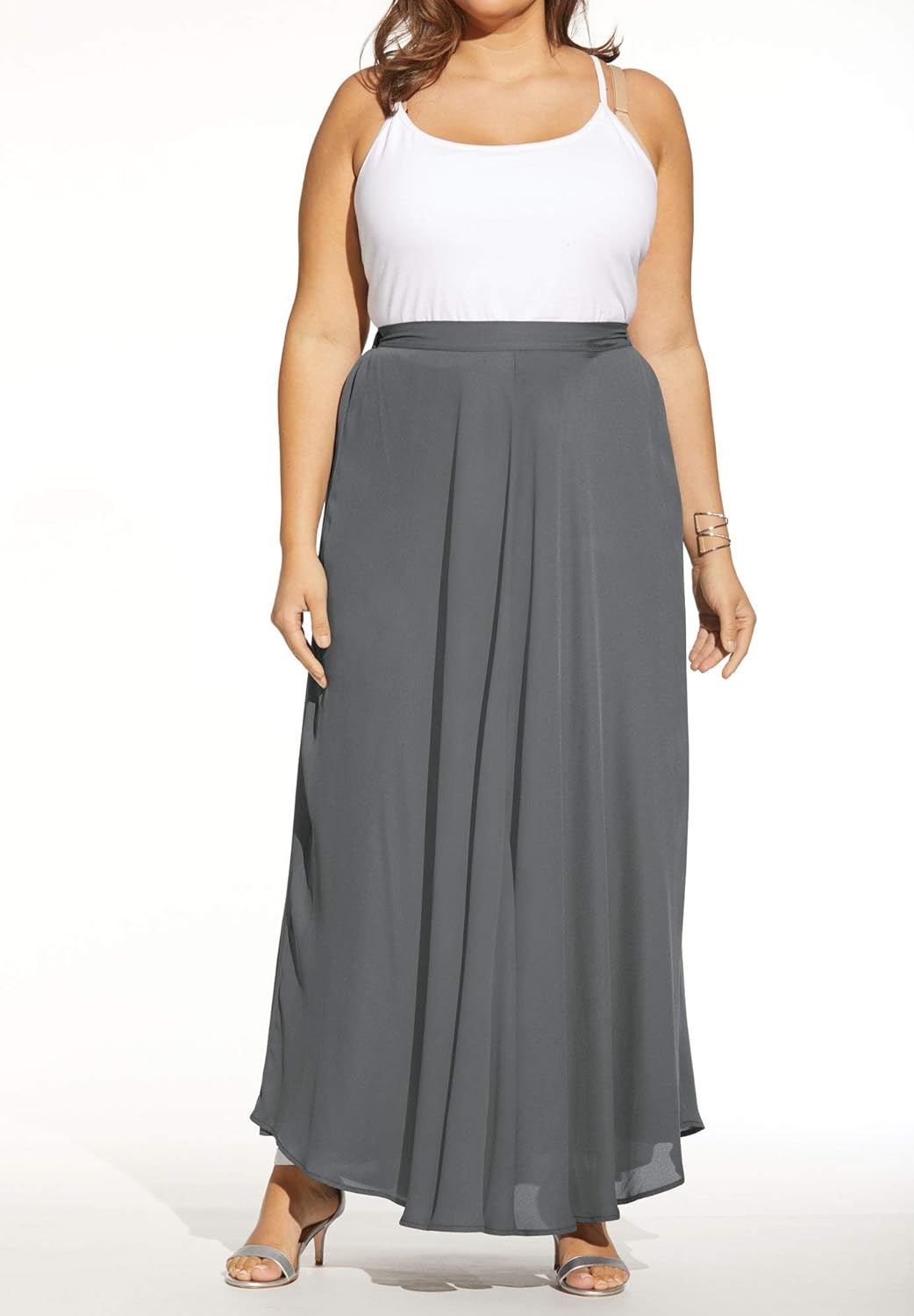 georgette maxi skirt