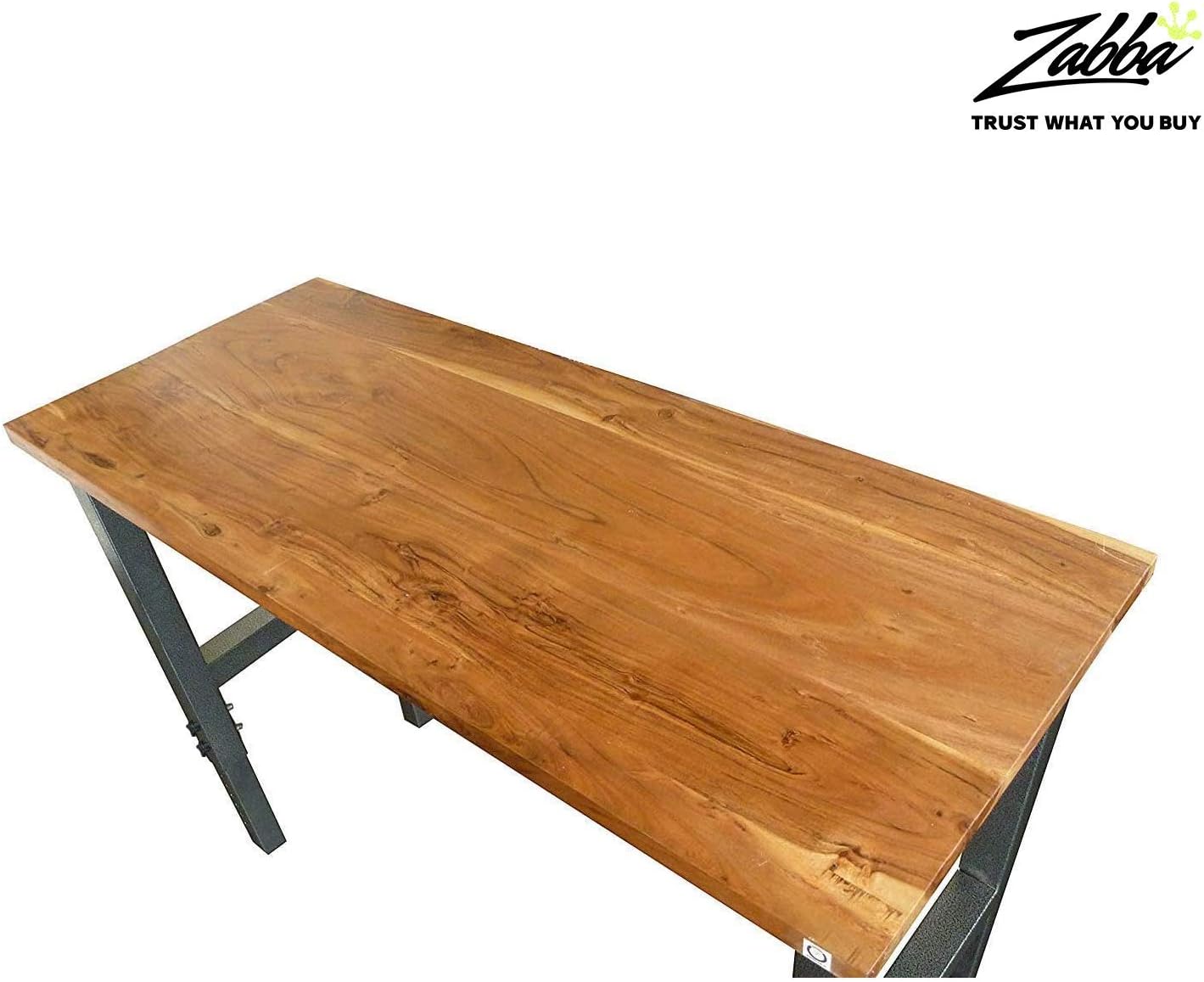 Mobile Garage Workbench w/Casters | 48" Acacia Hardwood Top | Adjustable Height Legs | Great Office Workshop Tool Bench - - 