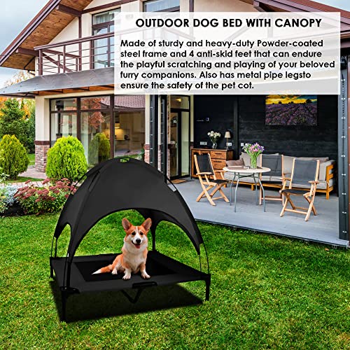Elevated Dog Bed Cooling Raised Outdoor & Indoor Dog Bed for Large Dogs