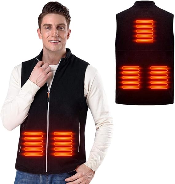 Amazon 電熱ベスト 暖房ベスト ヒーターベスト 加熱ベスト ワークマン 発熱 ベスト 3段階温度調整 暖かい 保温 防寒 超軽量 臭くない 水洗い可能 作業服 スキー スケート ゴルフ 登山 男女兼用 通勤通学 屋外作業 ベスト 通販