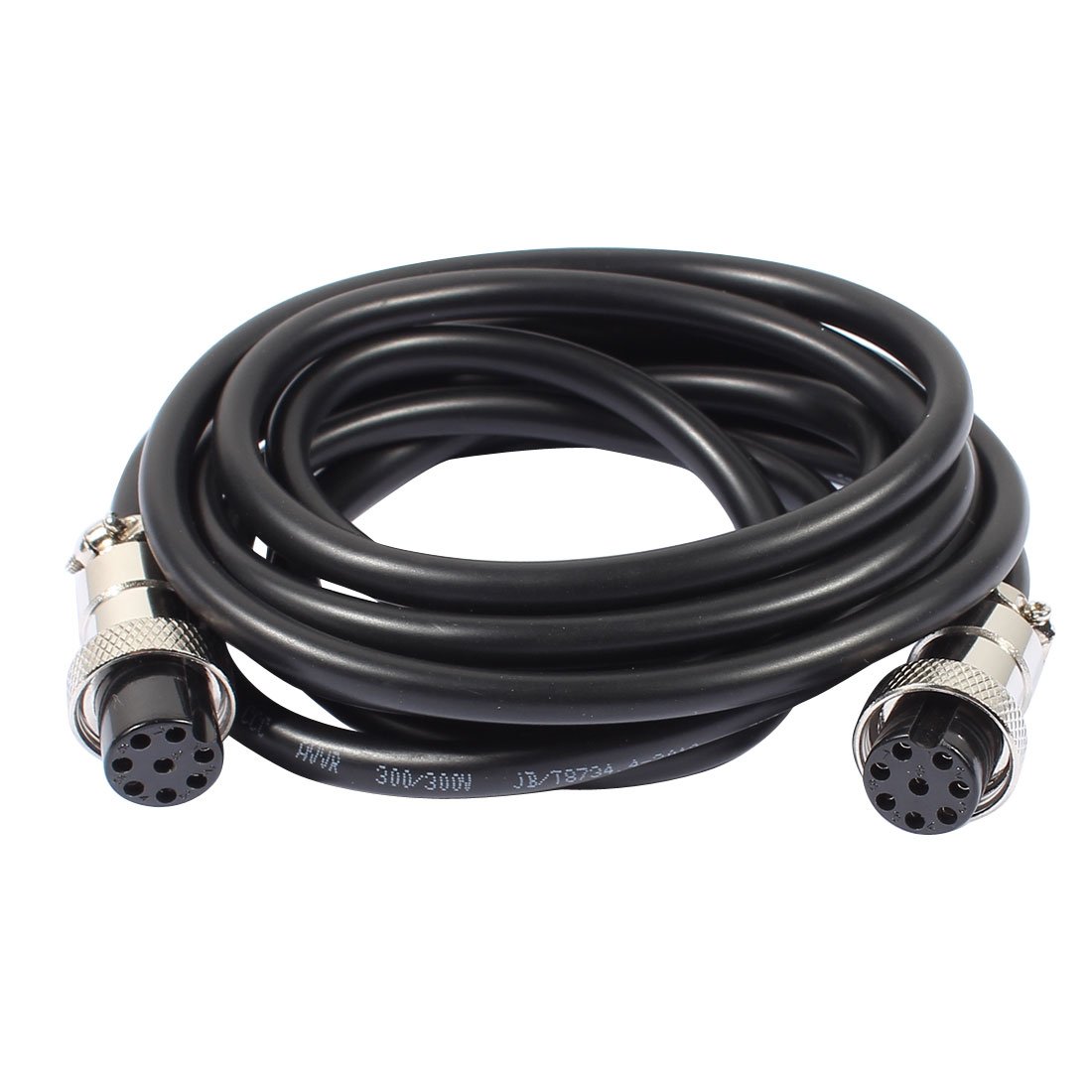 Sourcingmap GX16 8 Pins Double Female Head Aviation Socket Connector Electrical Cable 2m