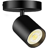 VANoopee Flush Mount LED Ceiling Spotlight Dimmable Adjustable Spotlight Directional Spot Lights Indoor Bright Can Accent Fix