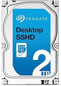 (Old Model) Seagate 2TB Desktop Gaming SSHD(Solid State Hybrid Drive) SATA 6Gb/s 64MB Cache 3.5-Inch Internal Bare Drive (ST2000DX001)