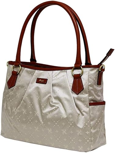 Amazon アジリティビゾン Agility Bisogn ラフィーネ トートバッグ レディース ナイロン B5 底鋲 2way 軽量 モノグラム トートバッグ