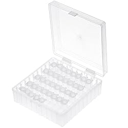 uxcell Centrifuge Tube Freezer Storage Box 100