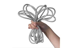 TYESMER Backer Rod 1/4 Inch, 100' EPDM Rubber Caulk Saver Backer Rod Foam Strip Rope Seal for Concrete Joints, Wall Cracks, Driveway and Joint Fillers(Gray, 100')