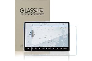 WSFSLJWDW HD Screen Protector Compatible For Tesla Model 3 Model Y 15" Center Control Touch Screen Car Navigation Touch Screen Protector Tempered Glass Anti-Scratch Anti- Glare (Transparent)