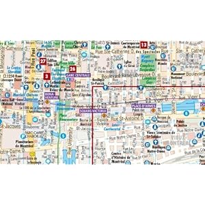 Laminated Montreal Map by Borch (English Edition)