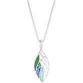 Boma Jewelry Sterling Silver Leaf Necklace, 20 inches