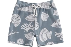 Thilsidee Unisex Toddler Baby Boy Girl Swim Trunks Print Swimming Shorts Board Shorts Beachwear Swimsuit Infant Bathing Suit