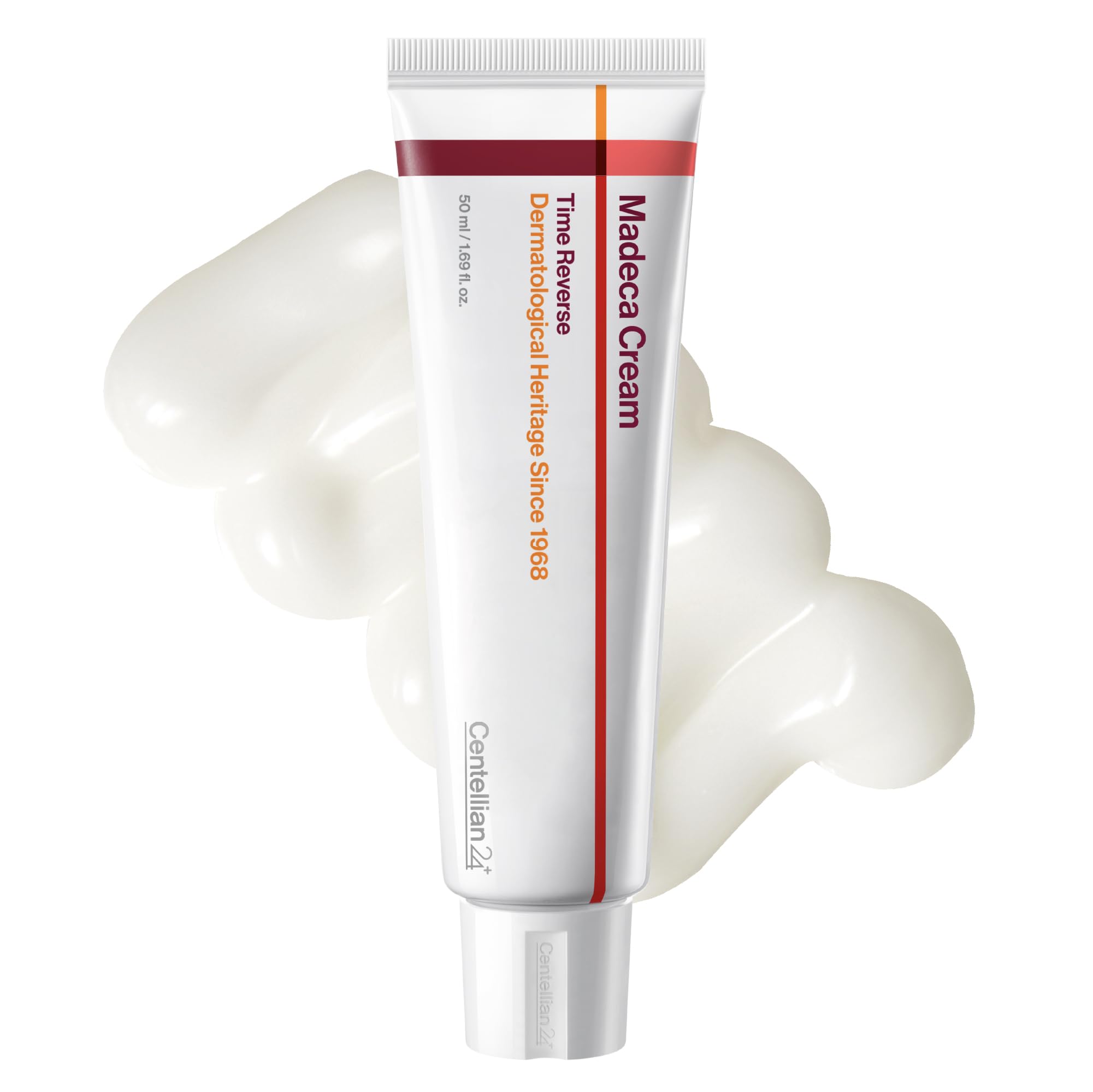 CENTELLIAN 24 Madeca Cream Time Reverse (1.69fl oz) - Advanced Fast-Absorbing & Nourishing, Hydrates, Firms & Reduces Wrinkles, Low Irritation, Korean Skin Care Centella Asiatica, Collagen