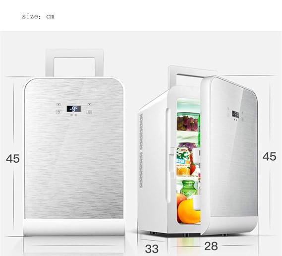 WFFH Compacta Nevera, Mini 5L Bebe Cerveza Pequeña Nevera Portátil ...