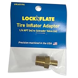 LockNFlate Air Inflator Adapter 1/4 NPT (m) to