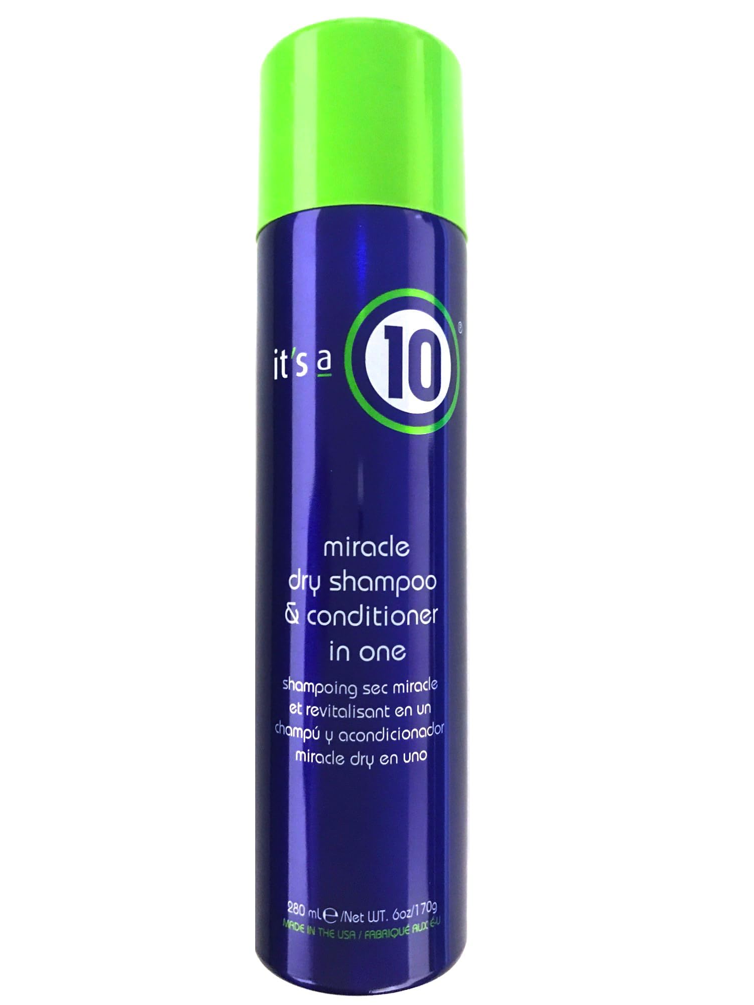 It's A 10 Miracle Dry Unisex Not Professional 2 in 1 Shampoo & Conditioner 170 ml – champues Unisex, not Professional, 2 in 1 Shampoo & Conditioner, Damaged Hair, 170 ml, Gloss, Calming, Strengthening)
