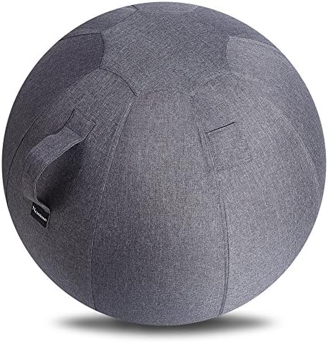 Neustern Balance Ball Chair Covers -Sitting Ball Chair Cover for Yoga, Office, Pilates, Birthing Ball Professional Quality Design Ergonomic with Handel Machine Washable