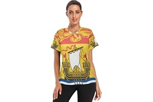 (USA) Shirts for Women Short Sleeve Womens Sports Tshirt for Tennis Games S