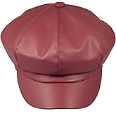 moonsix Newsboy Hat,Plain Cabbie Visor Beret Gatsby Ivy Caps for Women