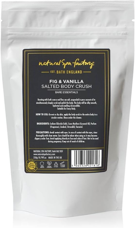 Natural Spa Factory Bare Essentials Fig & Vanilla Salted Body Crush