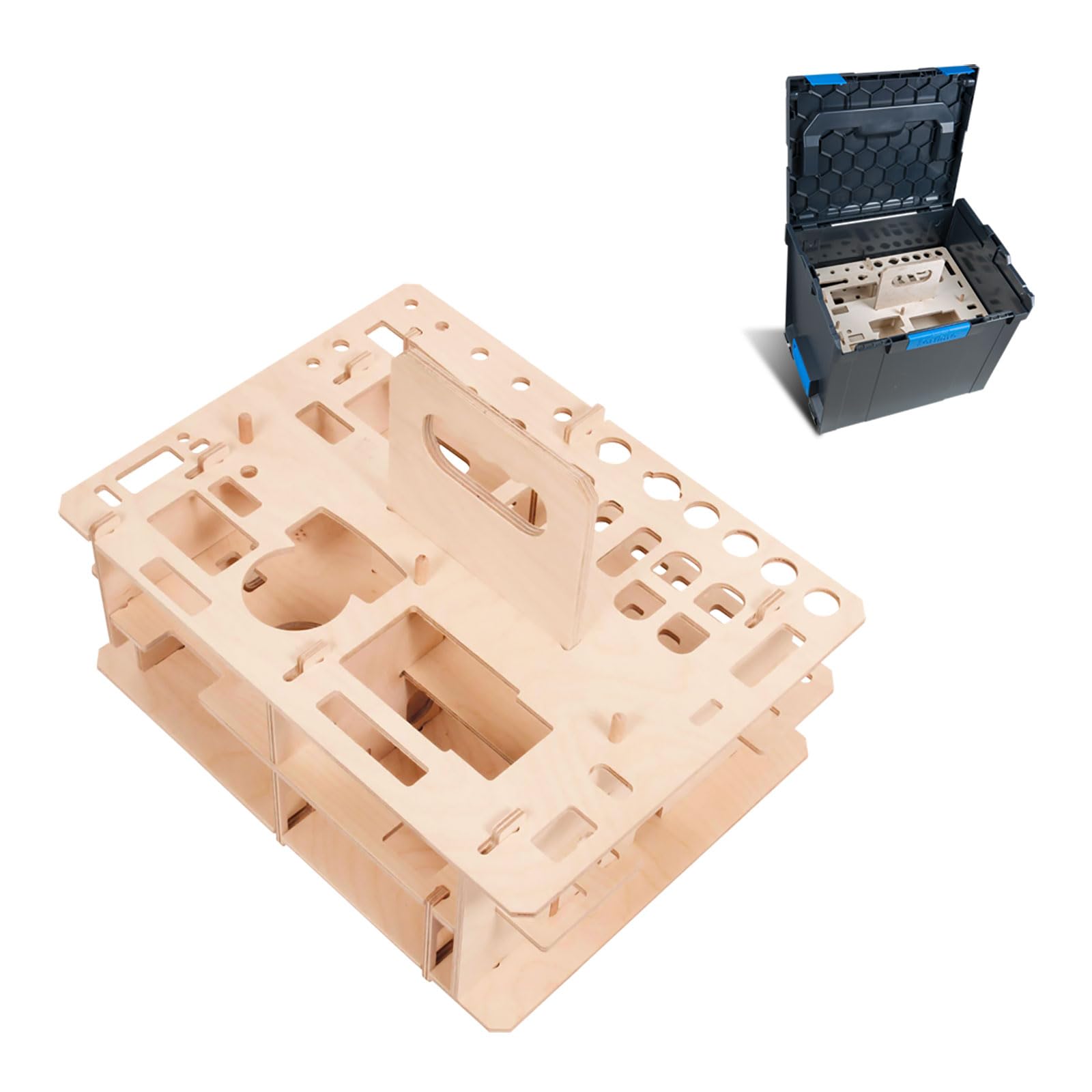 Sortimo 6000001237 L-BOXX 374 Portable Tool Storage Box Carpenter's Tool Carrying Kit