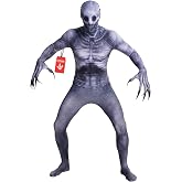 Morph The Rake Costume Adult, Scary Monster Costume, Skinwalker Costumes | Full-Body Spandex Morphsuit Costume, Stretchy Comfortable Fit, Ideal for Parties &amp; Cosplay, Perfect for Halloween