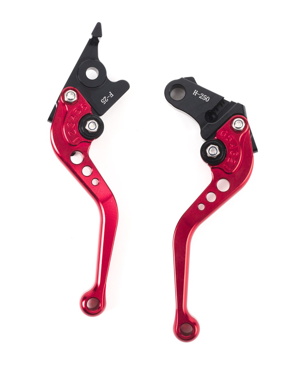 Motorcycle Short Brake Clutch Levers Adjustable Aluminum CNC for HONDA GROM/MSX125 2014-2017 CBR250R 2011- 2013 CB400F/CB400R 2013-2015 CBR500R/CB500F/X 2013-2014 CBR300R/CB300F/FA 2014-2016 SPL026
