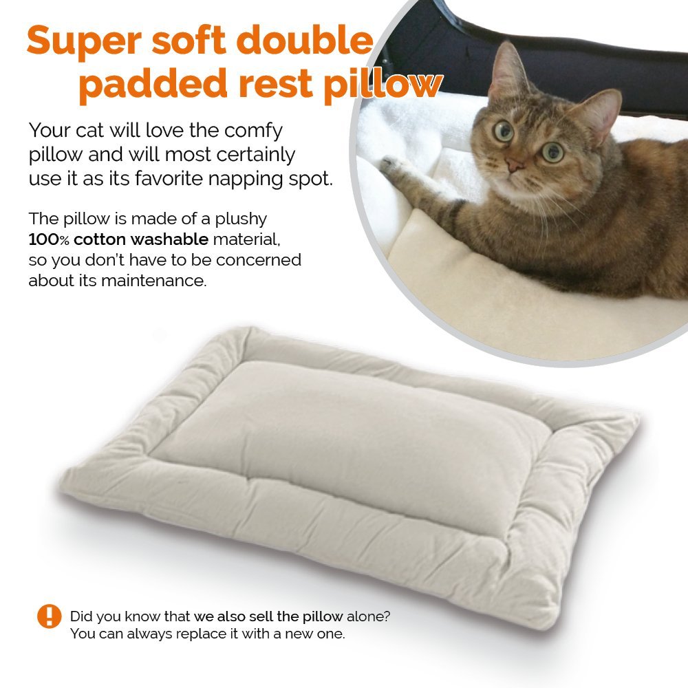 petluv happy cat premium soft sided travel crate & cat carrier