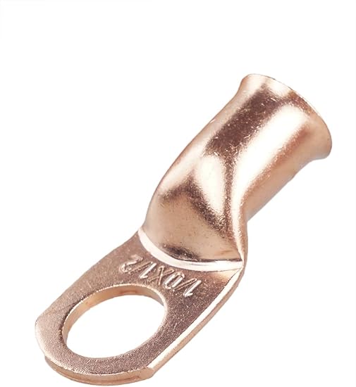 1/0 AWG 1/2Ring/Eye,10pcs UFORCE 1/0 AWG Heavy Duty Tinned Copper