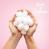 Pretty Cotton Wool Balls 100 White Brand New Makeup Remover Cotton Pads view 2
