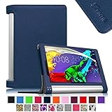 Fintie Lenovo Yoga Tablet 2 8 Folio Case Cover with Auto Sleep / Wake Feature for Lenovo Yoga Tablet 2 8-Inch Tablet, Navy