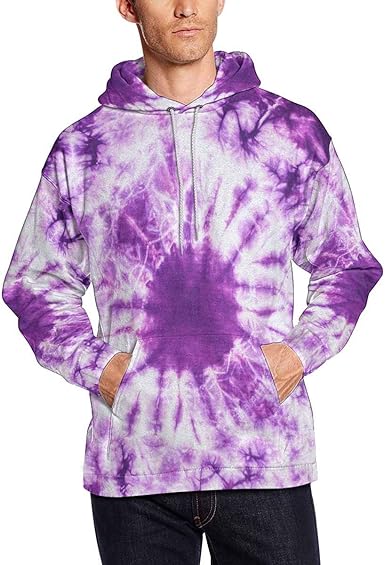 tie dye purple sweatshirt