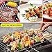 Xiangban Portable BBQ Charcoal Grill Set with Fork & Spatula - Small Barbeque Grills for Cooking Picnic Camping