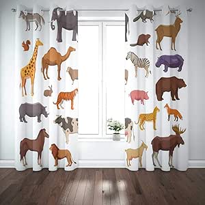 Cortinas para ventana de bahía, cortina para ventana de puerta, grandes