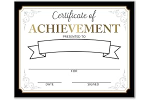 DISFUCO Award Certificates - Certificate of Achievement for Students, School Graduation Ceremony, Kindergarten Preschool certificates of Completion - 25 Award Certificates (aa01)