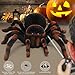 MECO Spider Scary Toy Remote Control 8'' 4CH Realistic RC Prank Holiday Halloween Gift Model
