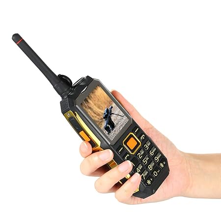 L&Z Mobile Mobiltelefon 4 Frequenz Lange Standby-Zeit Non-smart Großer Knopf, Handy Outdoor-Handy mit Walkie-Talkie-Funktion,